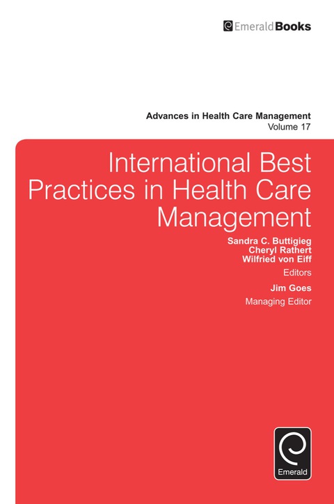 Cover image for book International Best Practices in Health Care Management