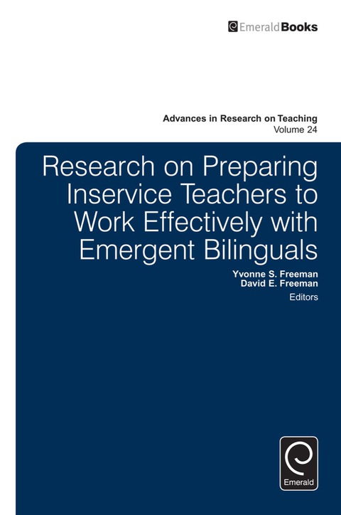 Cover image for book Research on Preparing Inservice Teachers to Work Effectively with Emergent Bilinguals