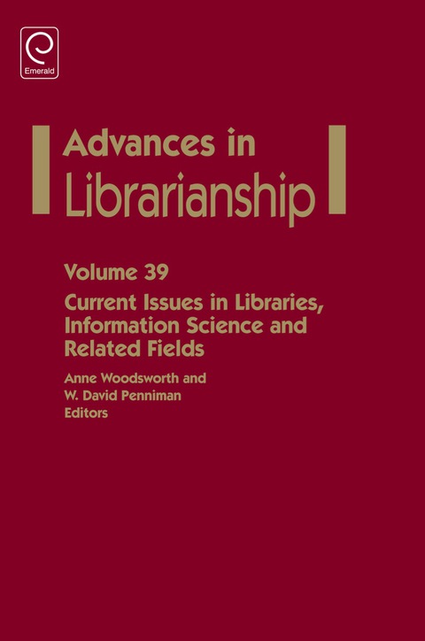 Cover image for book Current Issues in Libraries, Information Science and Related Fields