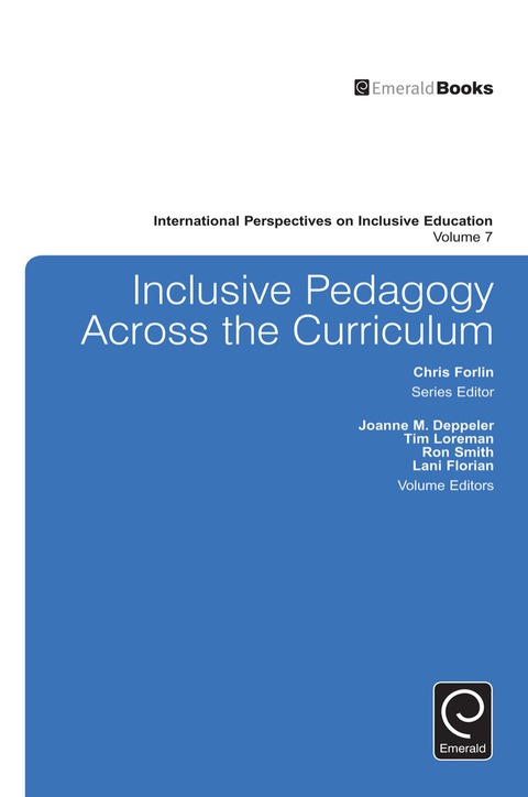 Cover image for book Inclusive Pedagogy Across the Curriculum