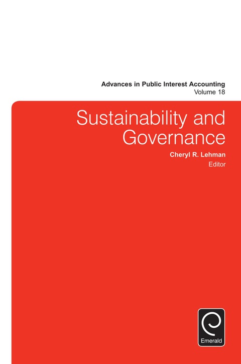 Cover image for book Sustainability and Governance
