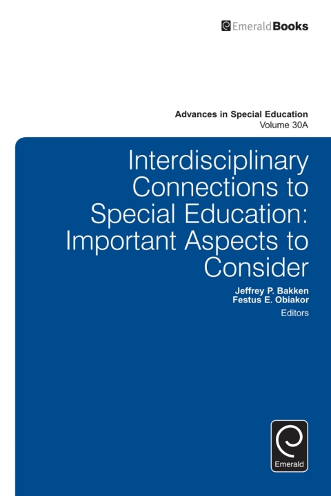 Cover image for book Interdisciplinary Connections to Special Education