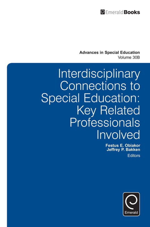 Cover image for book Interdisciplinary Connections to Special Education