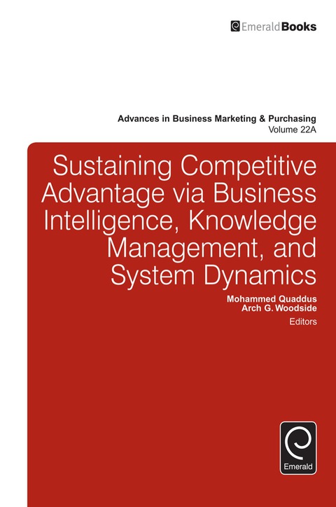Cover image for book Sustaining Competitive Advantage via Business Intelligence, Knowledge Management, and System Dynamics