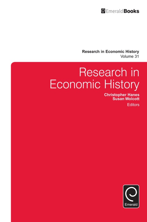 Cover image for book Research in Economic History