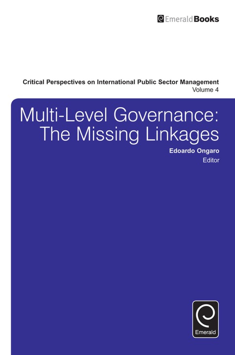 Cover image for book Multi-Level Governance