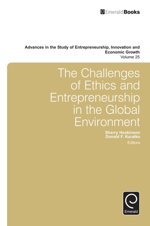 Cover image for book The Challenges of Ethics and Entrepreneurship in the Global Environment