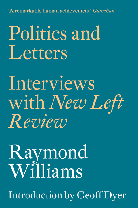 Cover image for book Politics and Letters