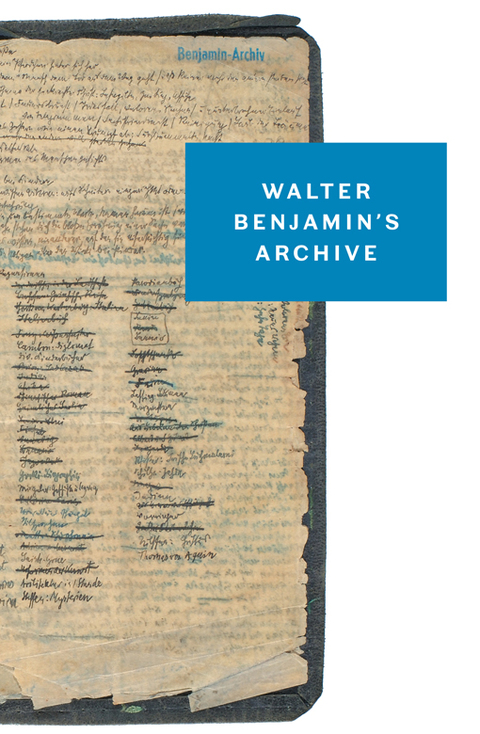 Cover image for book Walter Benjamin's Archive