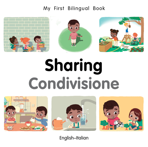 Cover image for book My First Bilingual Book–Sharing (English–Italian)