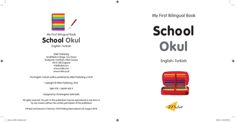 Cover image for book My First Bilingual Book–School (English–Turkish)