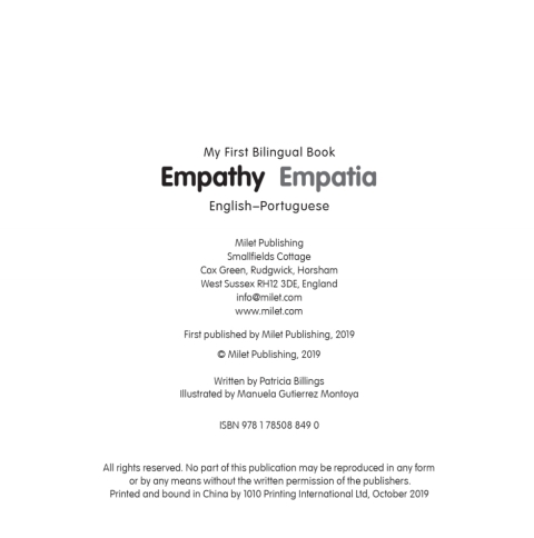 Cover image for book My First Bilingual Book–Empathy (English–Portuguese)