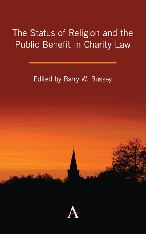 Cover image for book The Status of Religion and the Public Benefit in Charity Law