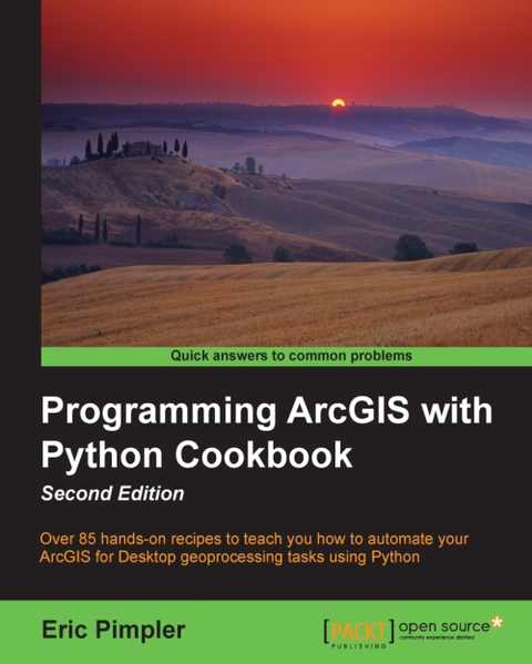 Cover image for book Programming ArcGIS with Python Cookbook, Second Edition