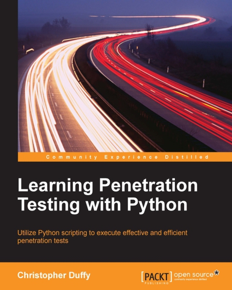 Cover image for book Learning Penetration Testing with Python