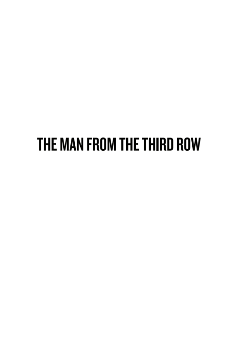 Cover image for book The Man from the Third Row