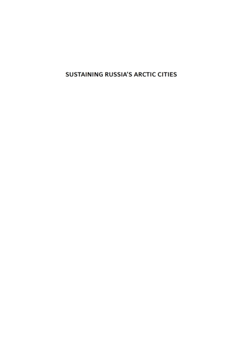 Cover image for book Sustaining Russia's Arctic Cities