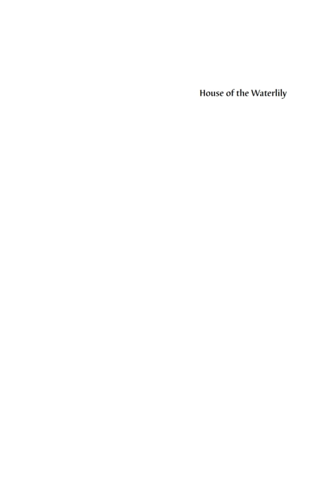 Cover image for book House of the Waterlily