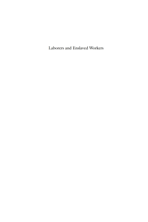 Cover image for book Laborers and Enslaved Workers