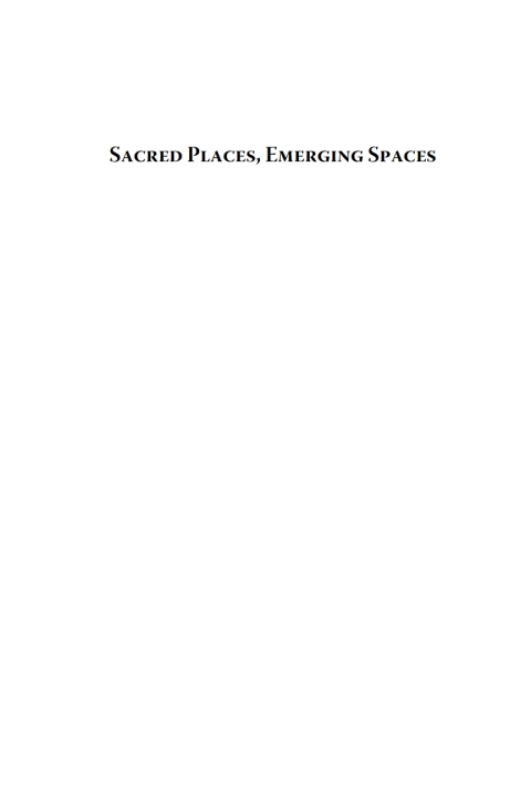 Cover image for book Sacred Places, Emerging Spaces