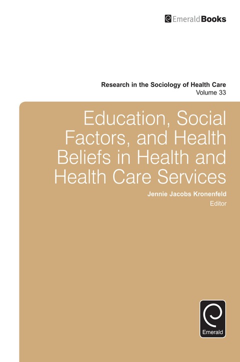 Cover image for book Education, Social Factors And Health Beliefs In Health And Health Care