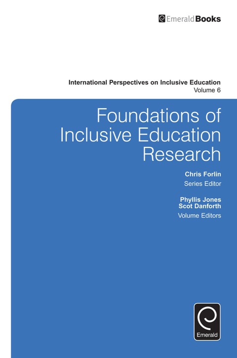 Cover image for book Foundations of Inclusive Education Research
