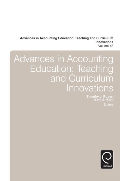 Cover image for book Advances in Accounting Education