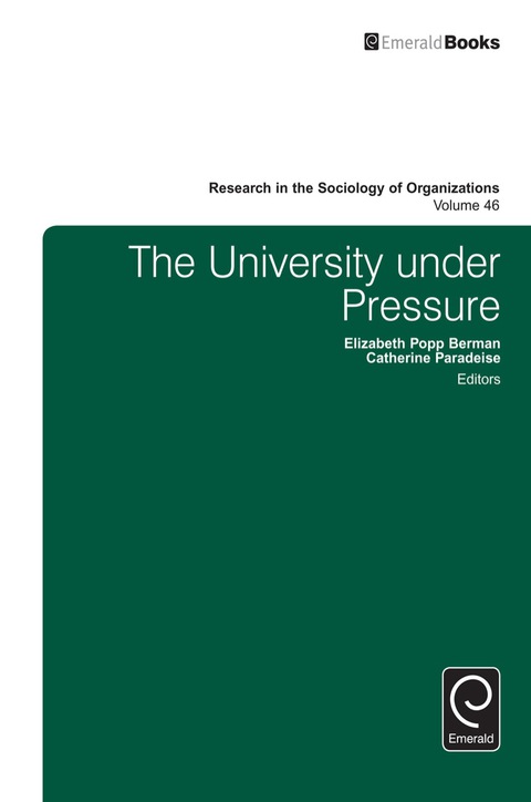 Cover image for book The University under Pressure