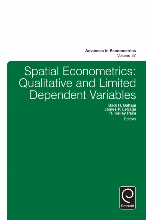 Cover image for book Spatial Econometrics