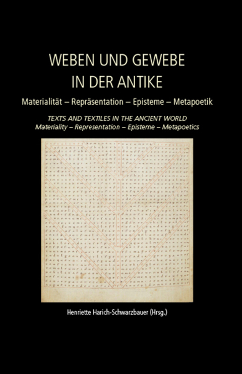 Cover image for book Weaving and Fabric in Antiquity / Weben und Gewebe in der Antike