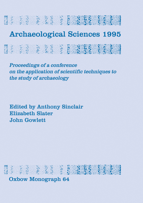 Cover image for book Archaeological Sciences 1995