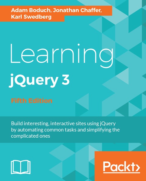 Cover image for book Learning jQuery 3 - Fifth Edition