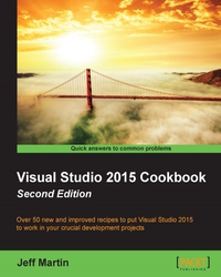 Cover image: Visual Studio 2015 Cookbook 2nd edition 9781785887260