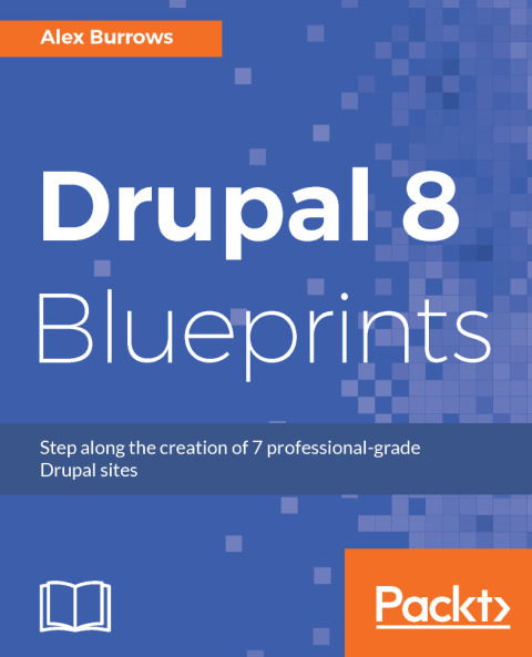 Cover image for book Drupal 8 Blueprints