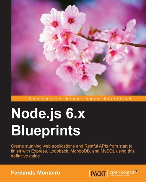 Cover image for book Node.js 6.x Blueprints