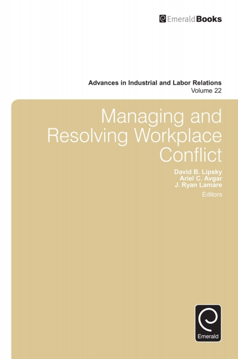 Cover image for book Managing and Resolving Workplace Conflict