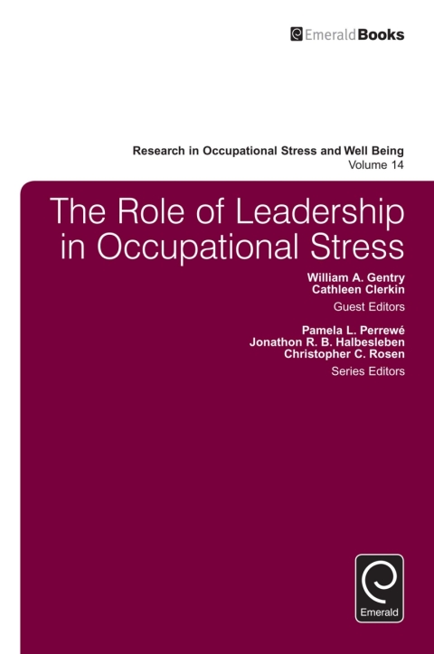 Cover image for book The Role of Leadership in Occupational Stress