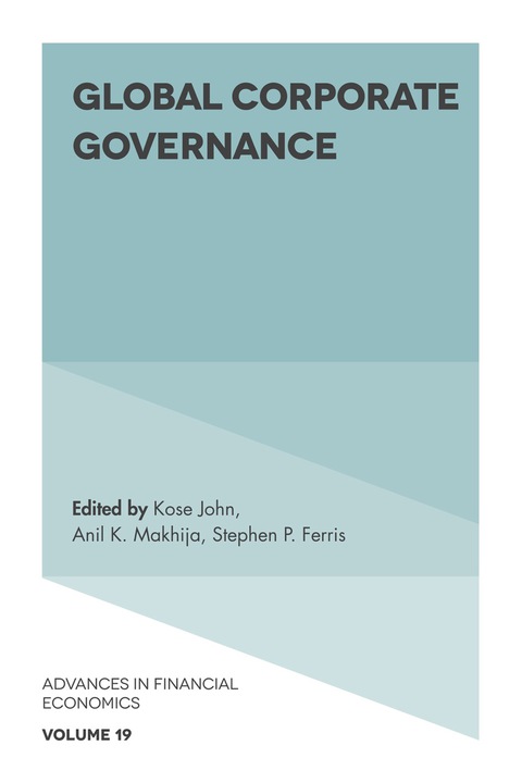 Cover image for book Global Corporate Governance