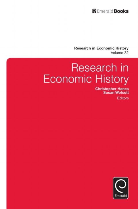 Cover image for book Research in Economic History