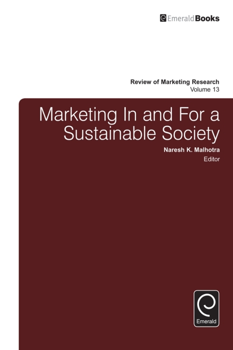 Cover image for book Marketing In and For a Sustainable Society
