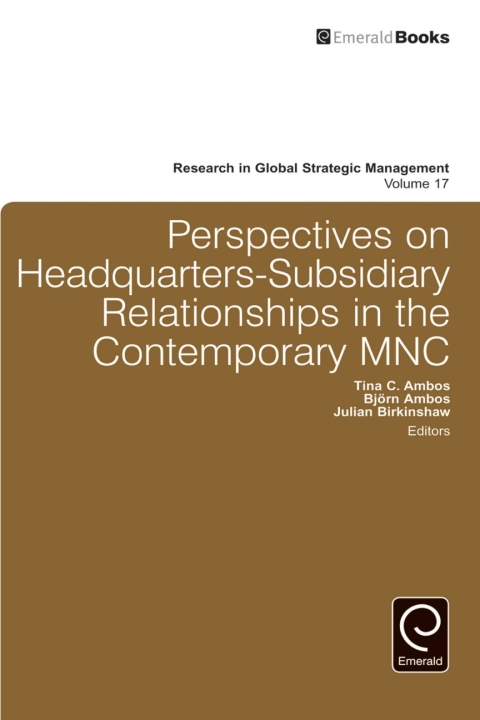 Cover image for book Perspectives on Headquarters-Subsidiary Relationships in the Contemporary MNC