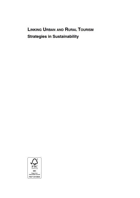Cover image for book Linking Urban and Rural Tourism
