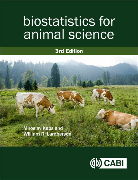 Cover image for book Biostatistics for Animal Science