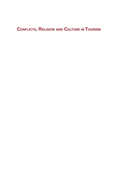 Cover image for book Conflicts, Religion and Culture in Tourism