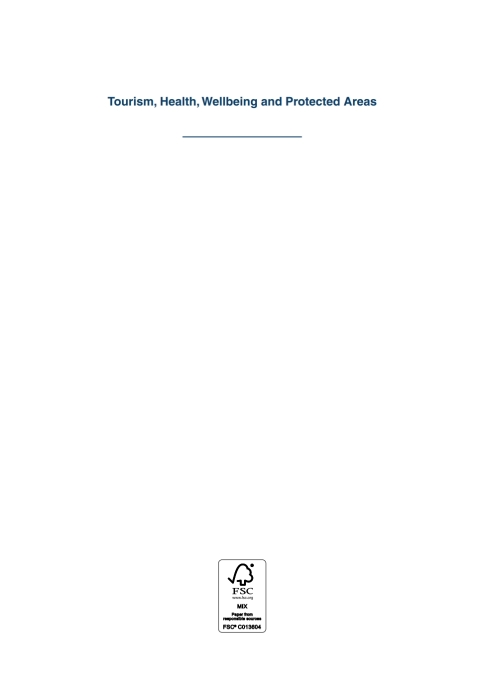Cover image for book Tourism, Health, Wellbeing and Protected Areas