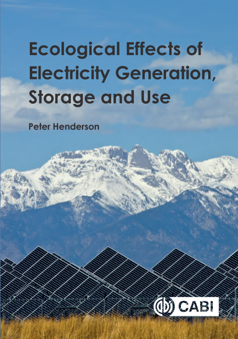 Cover image for book Ecological Effects of Electricity Generation, Storage and Use