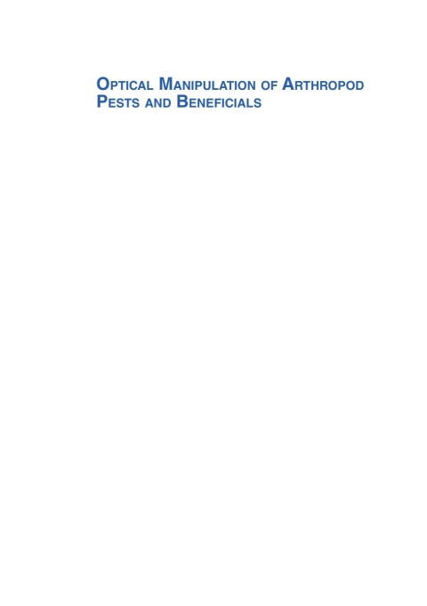 Cover image for book Optical Manipulation of Arthropod Pests and Beneficials