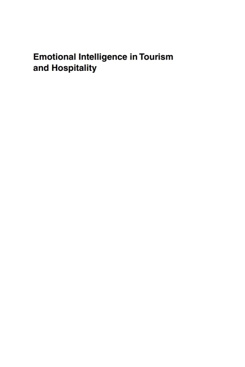 Cover image for book Emotional Intelligence in Tourism and Hospitality