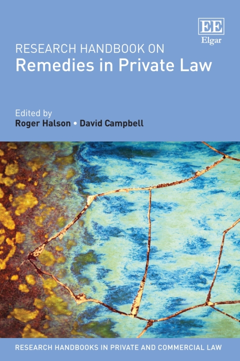 Cover image for book Research Handbook on Remedies in Private Law