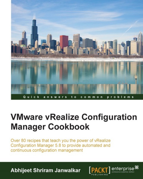 Cover image for book VMware vRealize Configuration Manager Cookbook